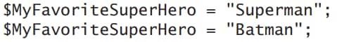 Assign Values To Variables