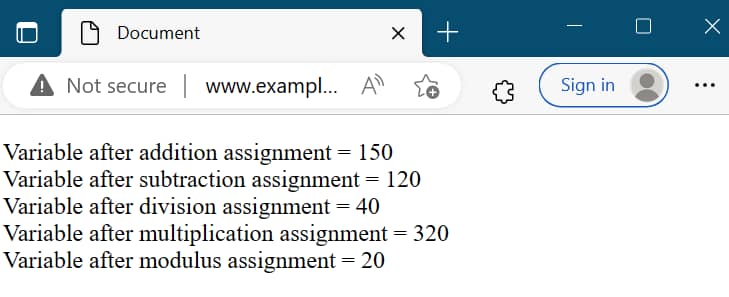 Assignment Final Resutl Web View