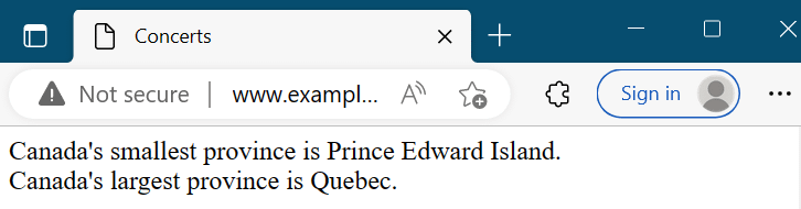 Display different elements with echo statement web view
