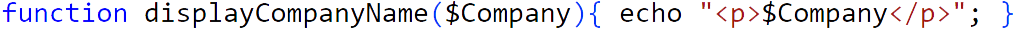Single-Line-Function