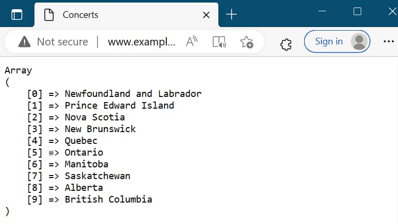 User of print_r() var_dump() and var_export() function web