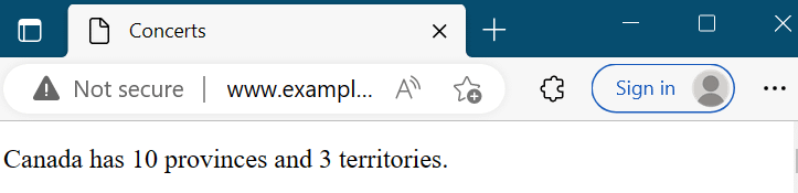 use of count() function web